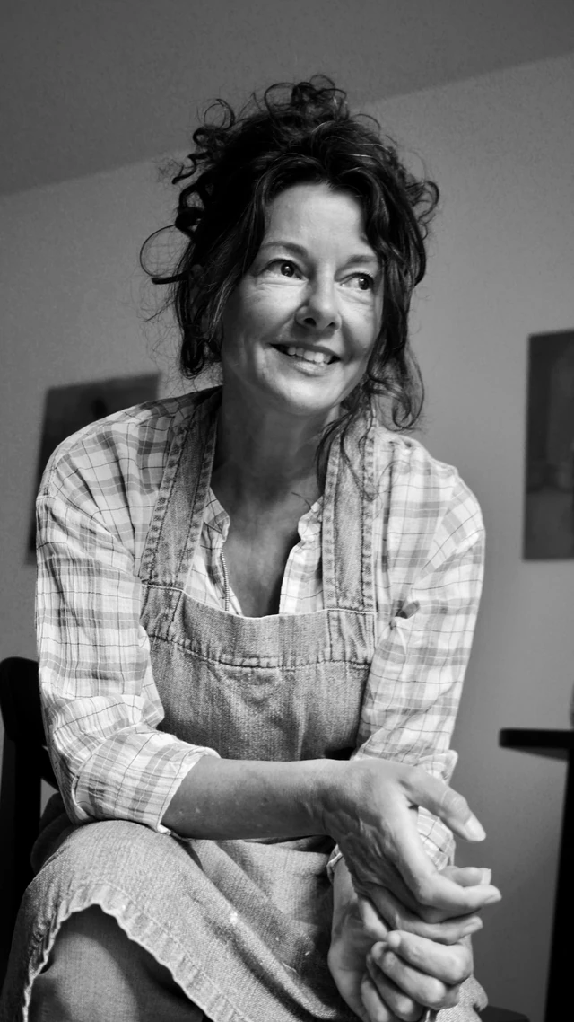 Black-and-white portrait of Harriet Hildick-Smith